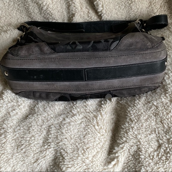 Coach Optic Signature “C” Black and Gray Shoulder Bag - Picture 3 of 10